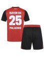 Bayer Leverkusen Exequiel Palacios #25 Domácí dres pro děti 2024-25 Krátký Rukáv (+ trenýrky)